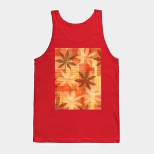 Leaf Pattern Tank Top